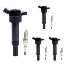 muge racing UF651 Confezione Bobina Accensione e Candele Iridio Compatibile C1804...