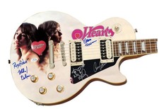 Heart Signed Epiphone Les Paul Custom Graphics Guitar Exact Proof ACOA