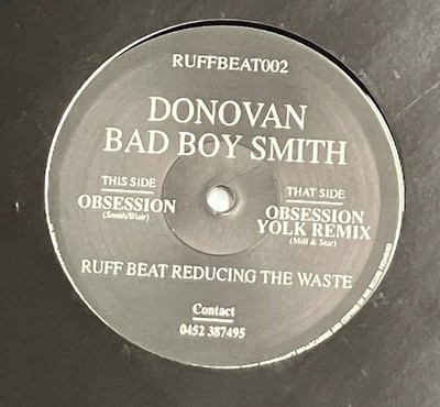 Donovan Bad Boy Smith - Obsession - 1992 UK Ruffbeat 12'' Vinyl - RUFFBEAT002