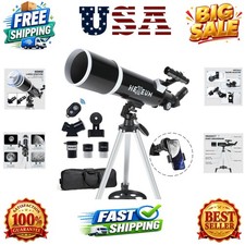 Telescope for Adults Beginner Astronomers - 80mm Aperture 600mm Fully Multi...
