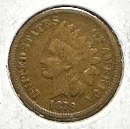 1879 US Indian Head Cent! Lower Mintage! "LIBERTY" Shows! FINE! Old US Coin!