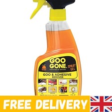 Lemon Scented Adhesive Remover Spray Gel - 355ml for Safe Surface Cleaning