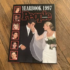 People Magazine 1997 Yearbook Hardcover Dust Cover JFK Jr, Tom Cruise, Denzel