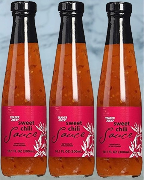 Paquete de 3 salsas de chile dulce Trader Joe’s nuevas selladas de 10,1 onzas líquidas cada una