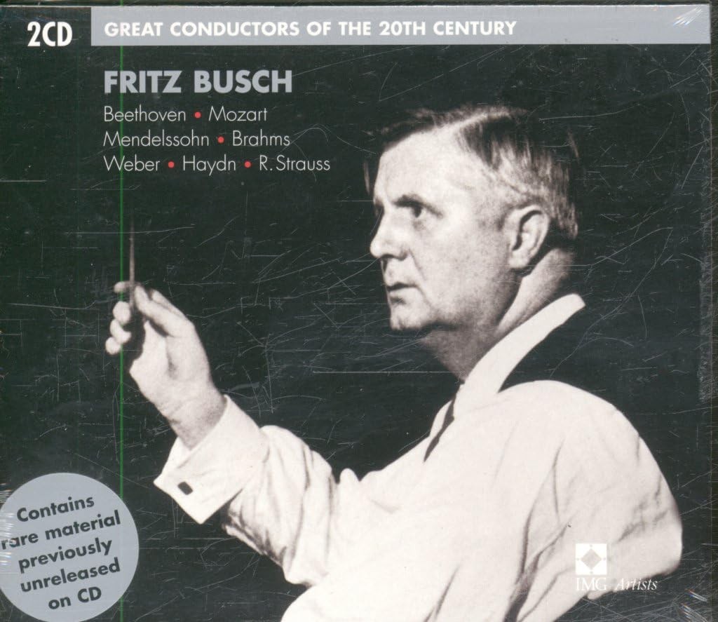 Fritz Busch Great Conductors of the 20th Century - Fritz Busch (CD)