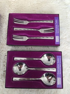 Viners International Exectutive Suite Fruit Spoons X6 & Pastry Forks X6 & boxes