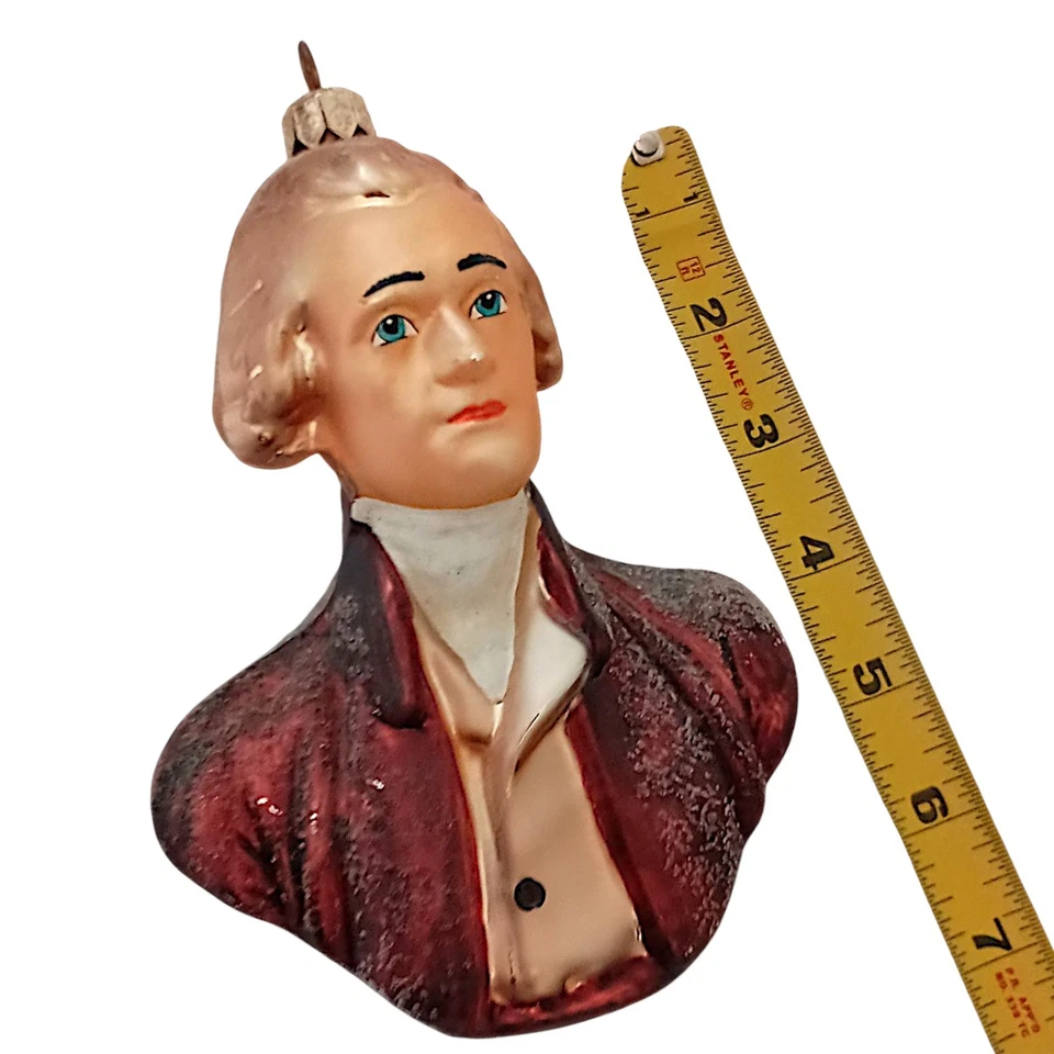 Christopher Radko Alexander Hamilton Ornamento Patriots Serie 98 Pat 2 De Colección 1998 Foto 2 de 4