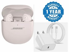 Bose - QuietComfort Ultra True Wireless Noise Cancelling In-Ear Earbuds - White