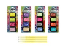 Dylusions Mini Archival Ink Pads Bundle - 16 Vibrant Ranger Dylusions Mini
