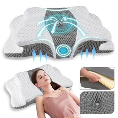 Pain Relief Cervical Pillow for Neck Support,Adjustable Ergonomic Pillow Cozy...