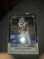 2017 panini playoff football rc john johnson no 285 goal line