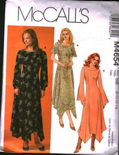 4654 McCalls SEWING Pattern Misses Princess Seamed Dress 8 - 14 OOP Sew Gown Sew