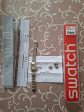 Swatch Damenuhr, Irony Lady Discretly (YSS285G) Edelstahl, DEFEKT!