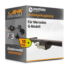 Für Mercedes G-Modell 89-18 WESTFALIA Anhängekupplung starr + 13polig E-Satz NEU