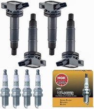 Ignition Coil Pack UF333  NGK Platinum Spark Plug Replacement For Toyota Cam...