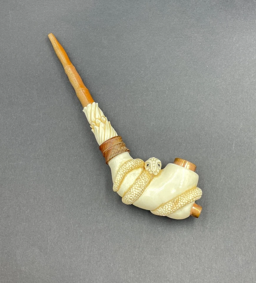 Gafas de nieve esquimales, gafas de sol talladas a mano Yupik, gafas inuit, diseño único Foto 2 de 4