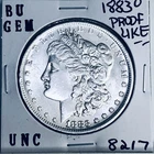 1883 O BU GEM MORGAN SILVER DOLLAR UNC MS+++ U.S. MINT RARE COIN 8217