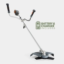 36V Cordless 2-in-1 Grass Trimmer & Brush Cutter Garden Lawn Edger Tool