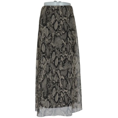 Sassy Classy, Maxirock, Größe: S, Schwarz/Beige/Mehrfarbig #Vun