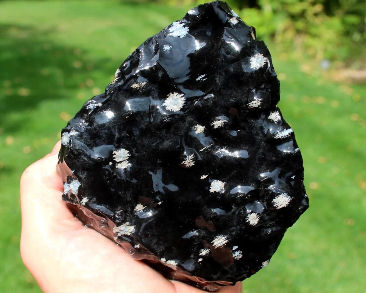 Snowflake Obsidian Rough for sale | eBay