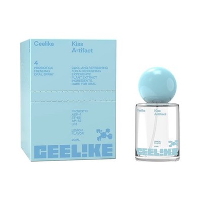 Ceelike Probiotic Mouth Spray - Fresh Breath Oral Health Formula Lemon Flavor