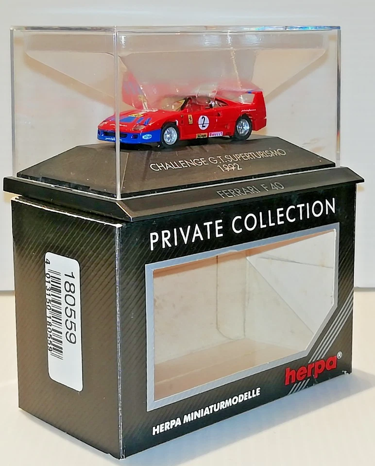 Herpa 1:87 H0 Ferrari F40 #2 Challenge G.T. Superturismo 1992 OVP 180559 - Bild 3 von 4