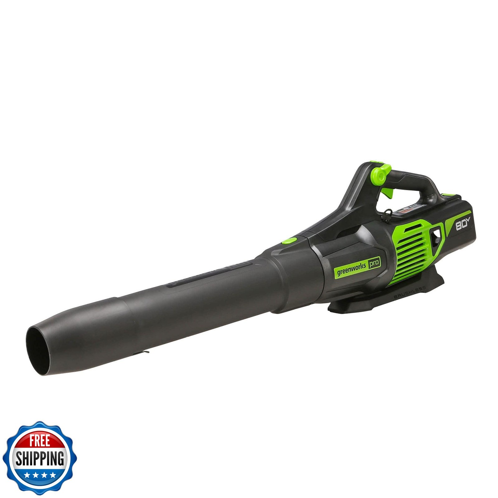 Greenworks 80V (170 MPH / 730 CFM / 75+ Compatible Tools) Cordless Brushless 