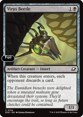Virus Beetle [Edge of Eternities] NM Foil - Magic