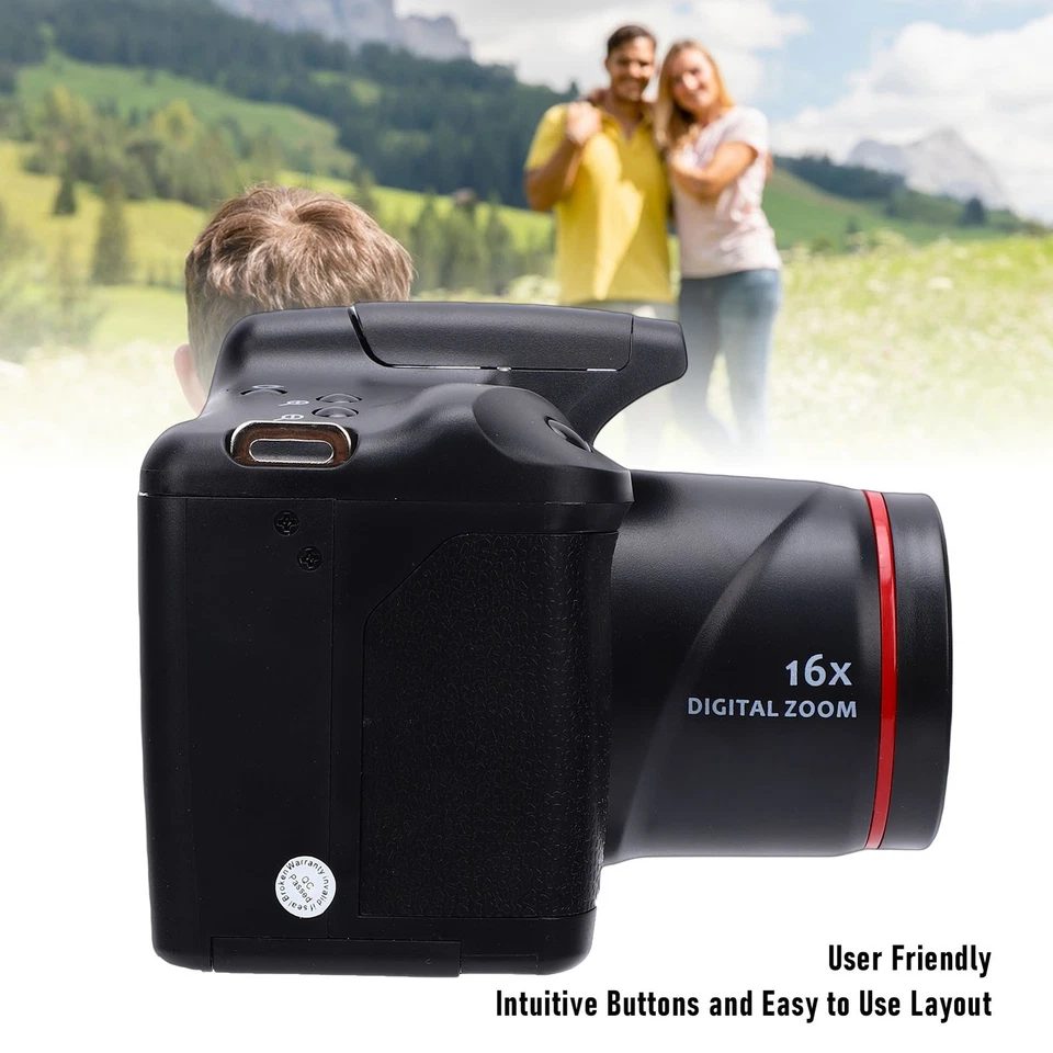 1080P 16MP DSLR Camera Auto Focus 2.4 Screen 16X Zoom - Image 4 of 4