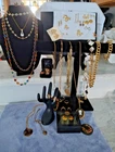 Stunning Lot of 35+ Vintage Gold Toned Costume Jewelry Must See!