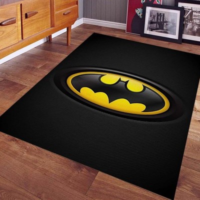 Batman DC Comics Area Rug Carpet Superhero Living Room Bedroom Home Decor Floor