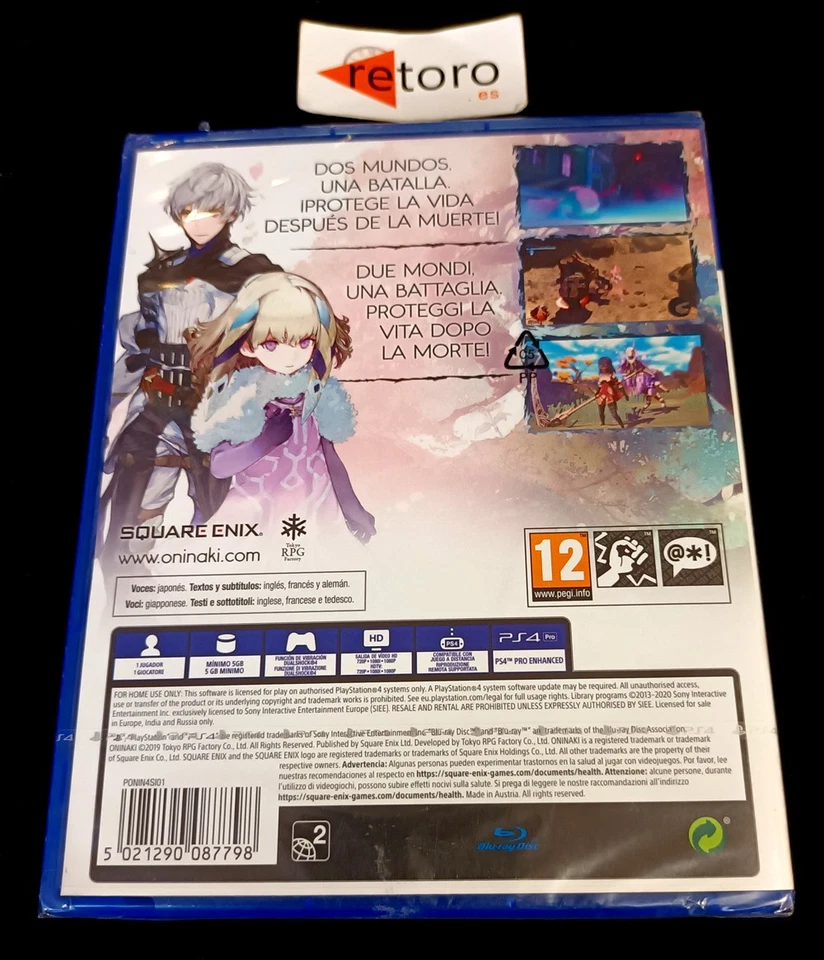 ONINAKI Sony Playstation 4 PS4 PAL-España New Sealed - Imagen 2 de 2