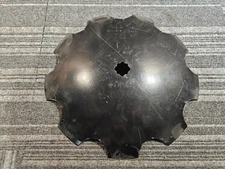 (QTY 2) Shoup 670-672 21341A 18 inch Disc Blade Heat-treated Boron Steel, Black