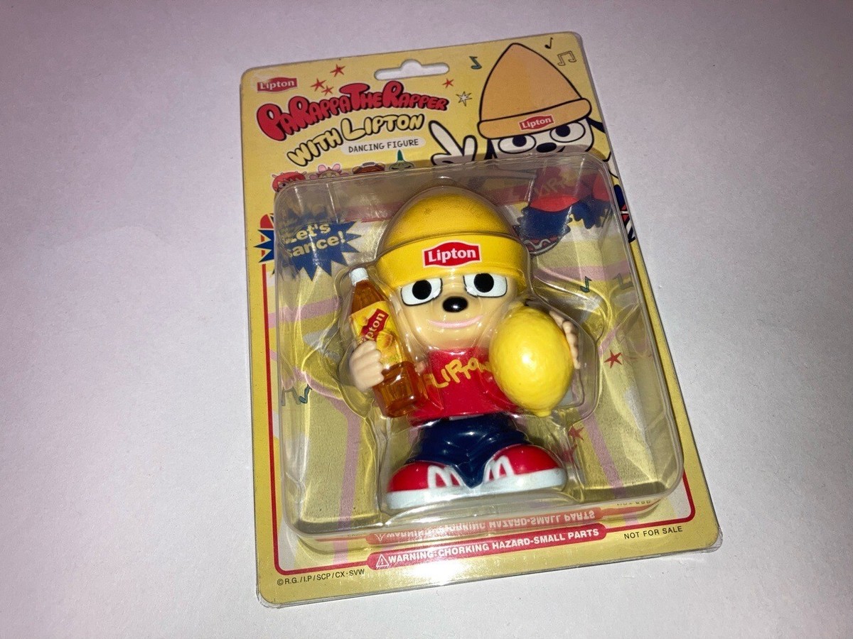 Rare PaRappa the Rapper with Lipton Dancing Figure Clockwork