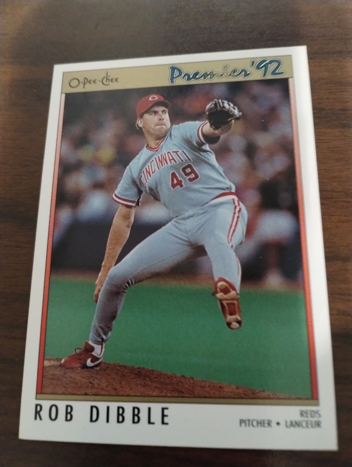 1992 O-Pee-Chee Premier - #53 Rob Dibble