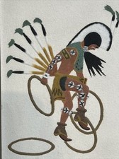 Hoop Dance by Jerry Toledo - Sand Painting