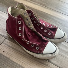 Converse Chuck Taylor Unisex All Star High Top Maroon Shoe Men 7.5 Women 5.5