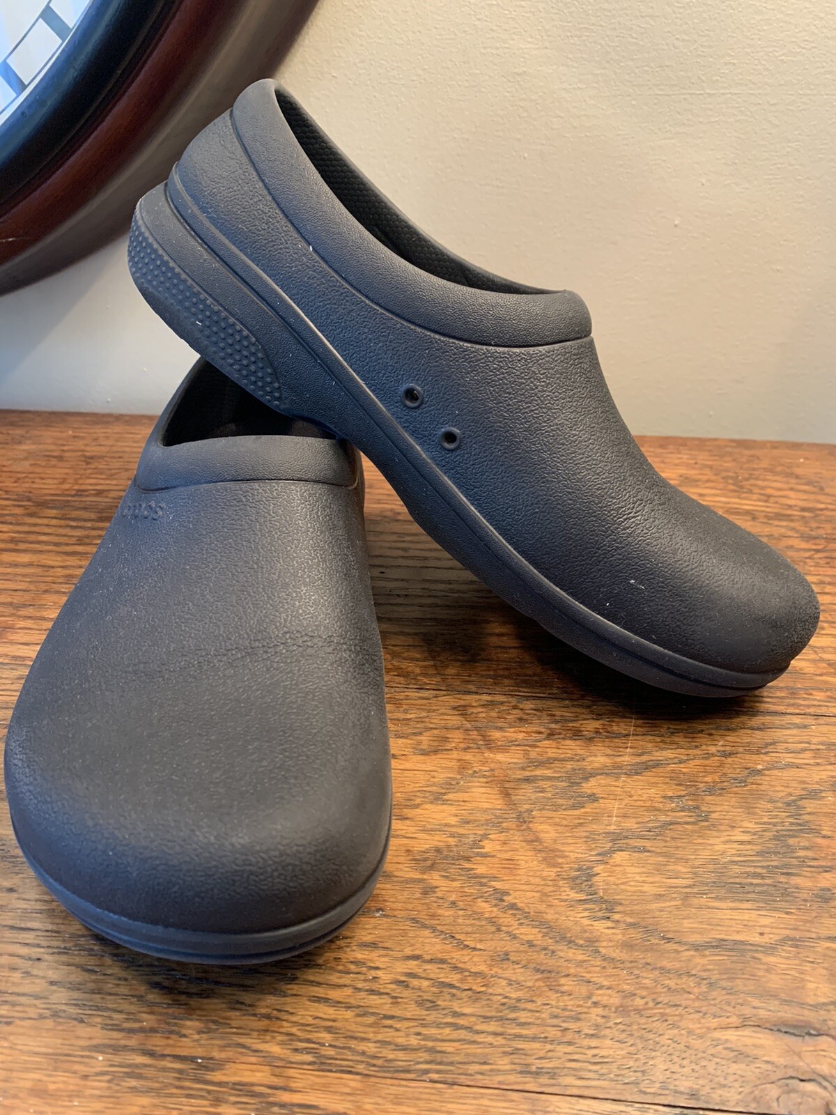 crocs closed toe clogs