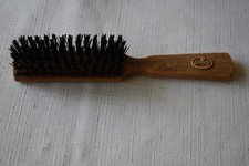 Vintage Goody Wood Tone Finishing Hair Brush Grooming Bristle Made USA 8"