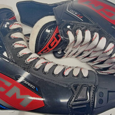 CCM Jetspeed FT670 Ice Hockey Skates SR 10 Wide For Size 11.5 US Shoe One-Piece
