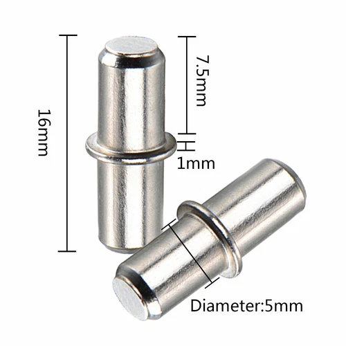 STEEL SHELF SUPPORTS PLUG PEGS 5MM PINS HOLE KITCHEN CABINET CUPBOARD SHELF