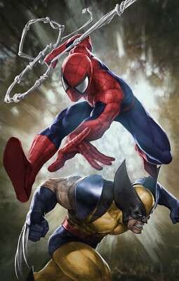    AMAZING SPIDER-MAN #9 SKAN 616 MCFARLANE Homage Virgin Variant WOLVERINE
