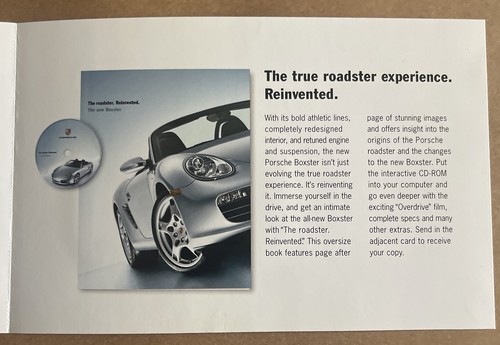 Porsche Boxster Mailer Ad Vintage Promo - Picture 4 of 4