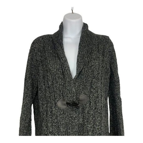 Debbie Morgan Womens Long Sleeved 1 button Cardigan Sweater Size Medium - Picture 2 of 5