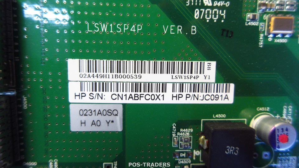 HP LSW1SP4P0 4-Port 10GbE SFP+ Module JC091A + 1x SFP FROM HP S5800-32C JC100A - Bild 4 von 4