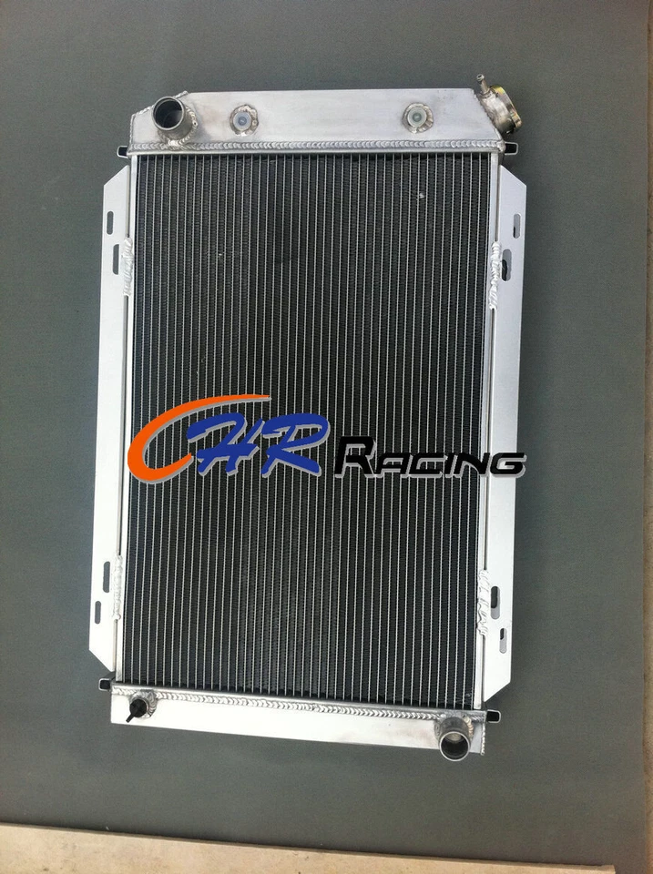 Radiador de aluminio #556 + cubierta + ventilador para Ford Mustang/Thunderbird V8 1980-1993 5,0 L Foto 3 de 4