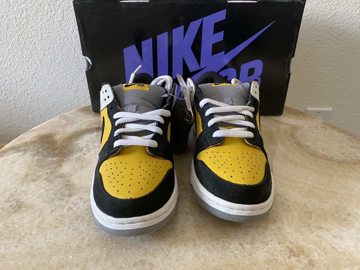 Nike Dunk Low Pro SB 'Bic' Mens 9.5 Yellow White Black Maize Nike Dunk Low Pro SB 'Bic' Mens 9.5 Yellow White Black Maize