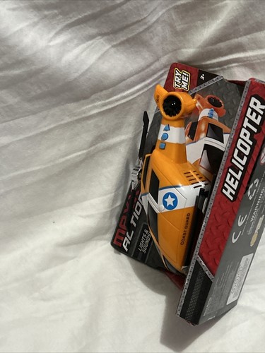 New MAXX ACTION ORANGE Helicopter Friction Motions, Lights & Sounds Brand New - Picture 4 of 6