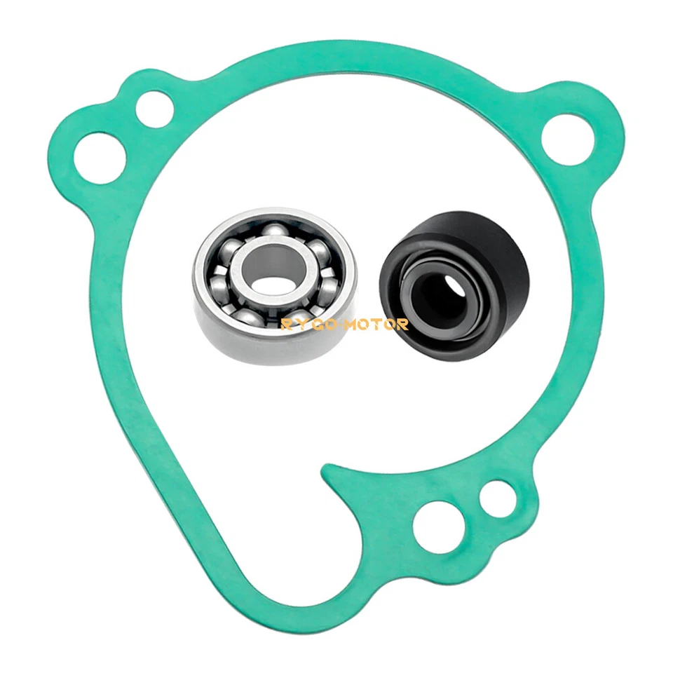 Kit de reconstrucción de bomba de agua apto para Kawasaki KX80 KX85 KX100 junta de sello de cojinete Foto 2 de 4