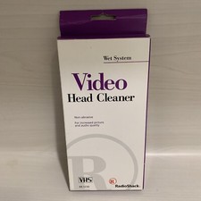 RadioShack VHS WaveTape Full Width Video Head Cleaner 44-1230 Open Box Condition